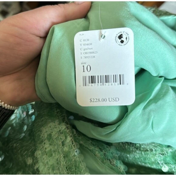 NWT Free People Poets Sequin Sarong Midi Skirt Size 10 Msrp $228 - Picture 2 of 4